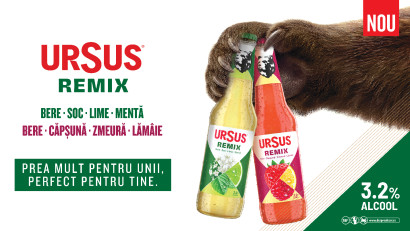 ⁠URSUS și Leo Rom&acirc;nia dau play la Remix: o bere mixată cu trei arome, &icirc;n stilul extra al Generației Z