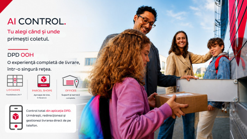 DPD România accelerează dezvoltarea rețelei Out of Home și lansează DPD OOH – un ecosistem complet de colectare și livrare pentru consumatorii și magazinele online din România