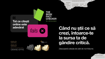 Grand Effie și dublu aur pentru VML Rom&acirc;nia și campania&nbsp;Cărturești - The Book Fact Checker&nbsp;la Gala Effie Awards 2026