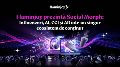 Flaminjoy prezintă Social Morph: influenceri, AI, CGI și AR într-un singur ecosistem de conținut
