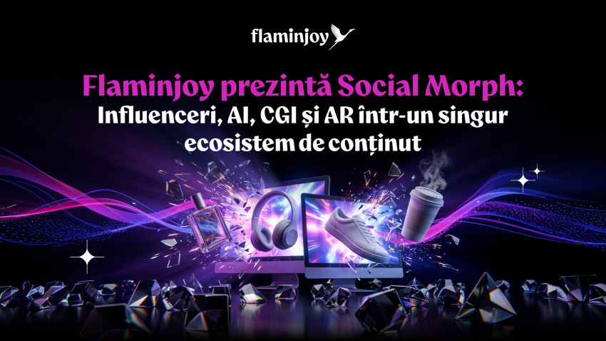 Flaminjoy prezintă Social Morph: influenceri, AI, CGI și AR într-un singur ecosistem de conținut