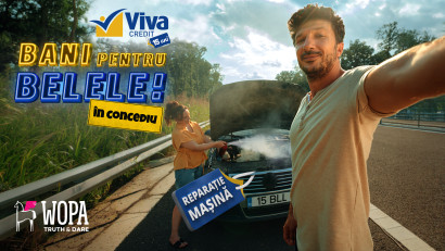Afară-i vară, pe cer e soare, o belea &icirc;n drum apare. Viva Credit și WOPA continuă povestea &ldquo;Bani Pentru Belele&rdquo;