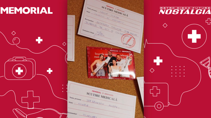 Memorial România a adus medicina modernă în mijlocul festivalului Nostalgia 2026, printr-o activare experiențială cu umor, tehnologie și grijă pentru festivalieri