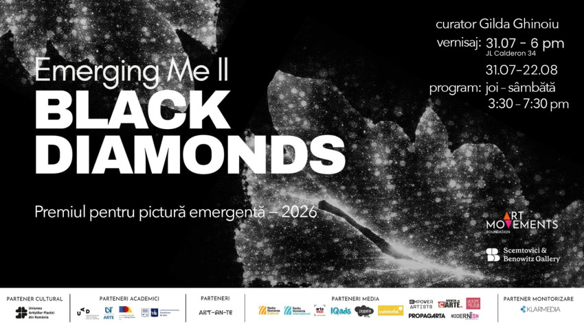 Scemtovici & Benowitz Gallery prezintă expoziția de pictură emergentă „Emerging Me II: BLACK DIAMONDS”