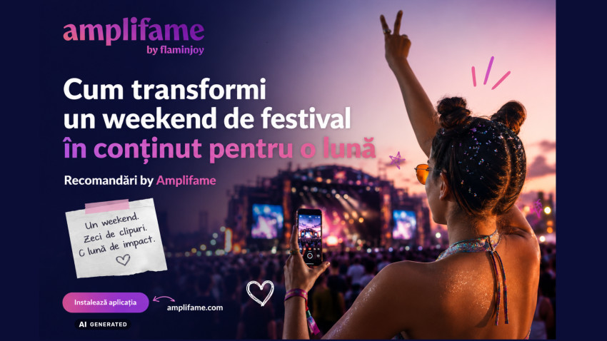 Cum transformi un weekend de festival în conținut pentru o lună | Recomandări by Amplifame