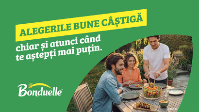 Bonduelle lansează noua platformă de brand, &bdquo;Alegerile bune c&acirc;știgă&rdquo;, cu o campanie locală construită &icirc;n jurul meselor de vară