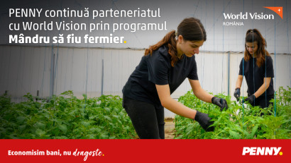 PENNY continuă parteneriatul cu World Vision prin programul „Mândru să fiu fermier”