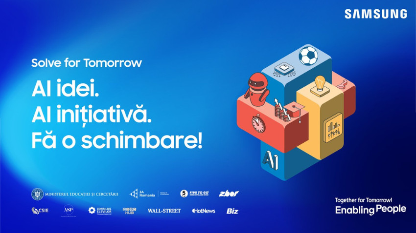 Samsung deschide înscrierile pentru cea de-a șasea ediție Solve for Tomorrow: liceenii sunt invitați să transforme ideile în soluții pentru comunitate