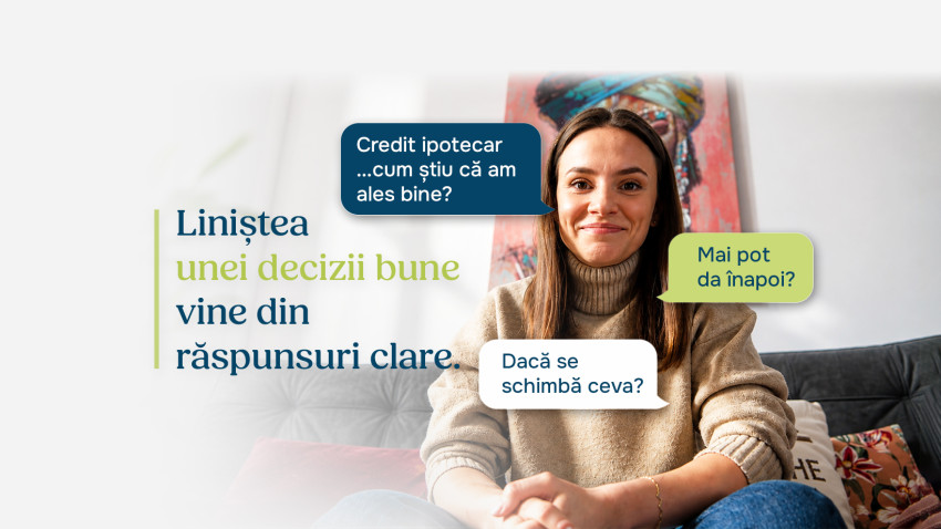 „De partea ta”: o campanie Imobiliare.ro Finance despre dilemele pe care le ai înainte să spui „da” unui credit ipotecar