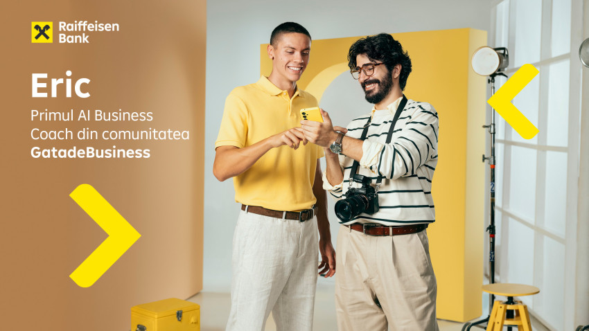 Raiffeisen Bank lansează ERIC, primul AI Business Coach din comunitatea GatadeBusiness