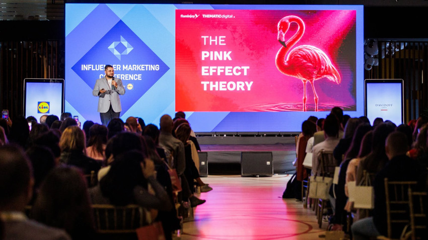 The Pink Effect, în direct: de la un creator la un ecosistem media - Flaminjoy pe scena Influencer Marketing Conference 2026