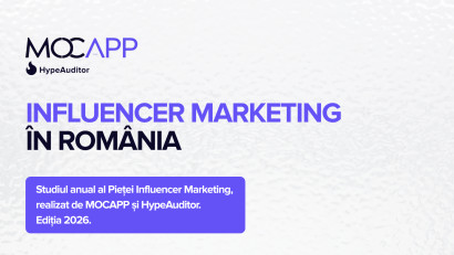 Studiu MOCAPP &amp; HypeAuditor: Piața de Influencer Marketing din Rom&acirc;nia atinge 121 de milioane de euro &icirc;n 2026
