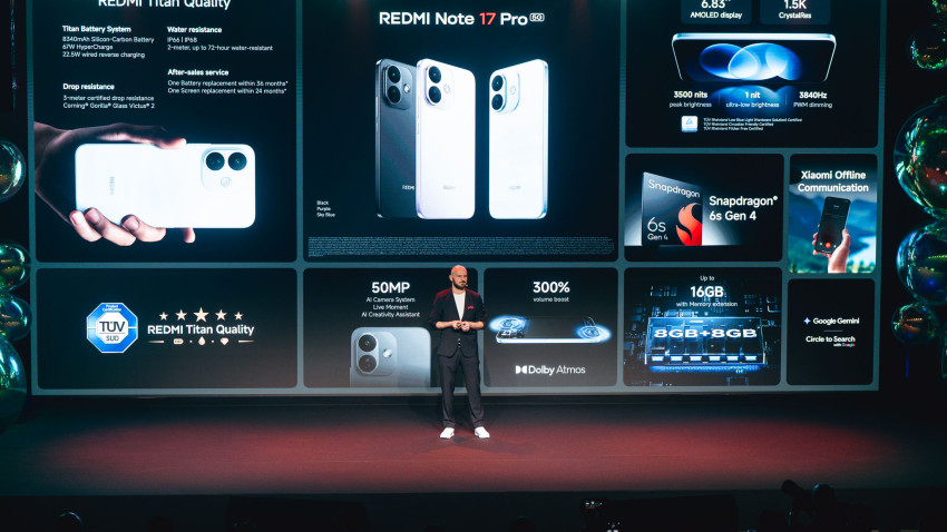 Xiaomi lansează seria REDMI Note 17 în Europa. Noua generație REDMI Note disponibilă în România începând din data de 17 septembrie
