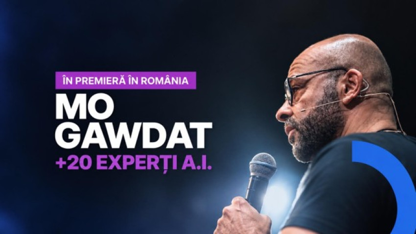 Tehnologia AI între utopie și distopie: Mo Gawdat și alți 20 de experți tech dezbat tema zilei la IQ Digital Summit Bucharest, pe 15 octombrie