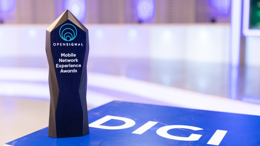 DIGI primește certificarea Opensignal pentru cea mai bună calitate a unei rețele mobile din România