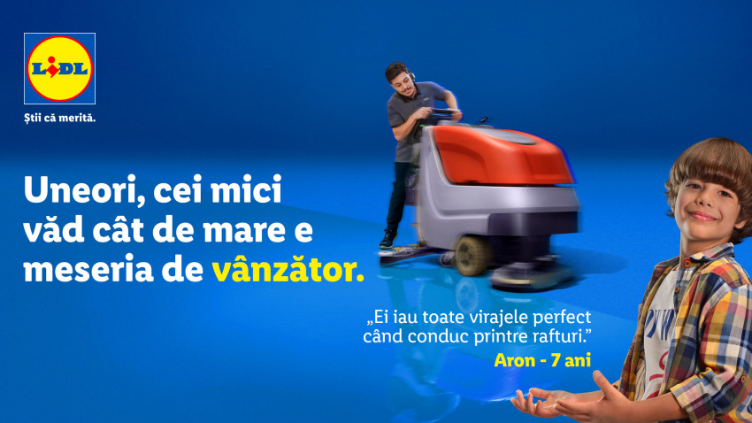 Lidl aduce în prim-plan valoarea meseriei de vânzător printr-o campanie dedicată profesioniștilor din întreaga industrie de retail