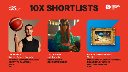 Golin Ketchum Rom&acirc;nia conduce clasamentul agențiilor locale la European Excellence Awards 2026, cu 10 nominalizări pe shortlist