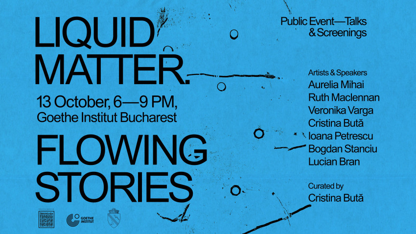 Liquid Matter. Flowing Stories – prezentări și proiecții