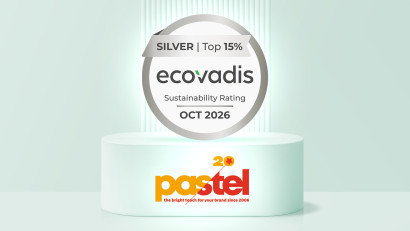 pastel a obținut Medalia Silver EcoVadis și își continuă progresul în sustenabilitate