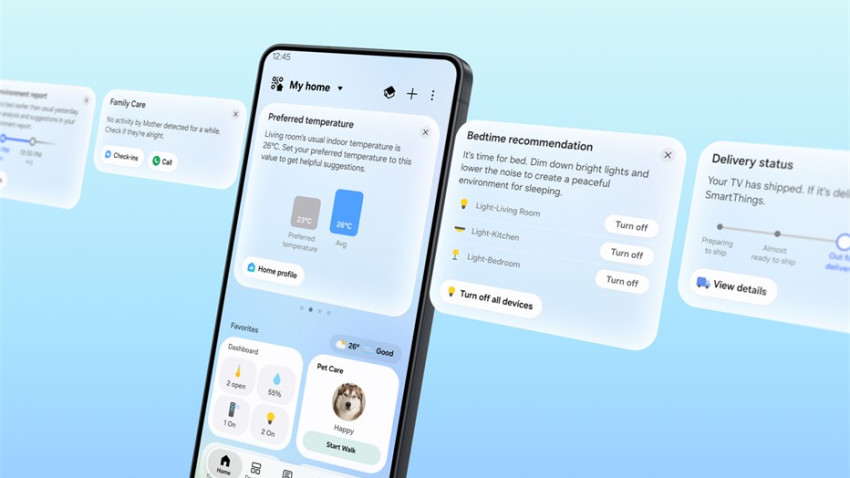 Samsung lansează „SmartThings Now” într-o nouă actualizare a platformei, care oferă experiențe de utilizare mai intuitive