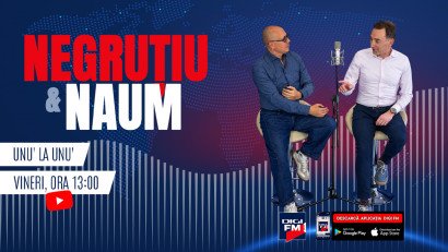 Florin Negruțiu și Radu Naum, față în față la masa dezbaterii, într-o nouă emisiune marca Digi FM