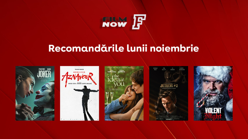 În noiembrie, pe Film Now, se anunță un festin cinematografic cu povești și producții pentru toate gusturile