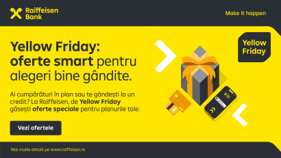 Yellow Friday 2026: Raiffeisen Bank aduce oferte smart pentru planurile clienților și dezvoltarea afacerilor