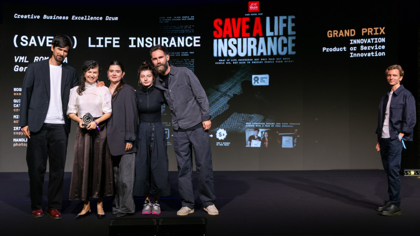 Grand Prix și trei trofee la Golden Drum 2026 pentru VML România și Generali cu proiectul „(Save A) Life Insurance”